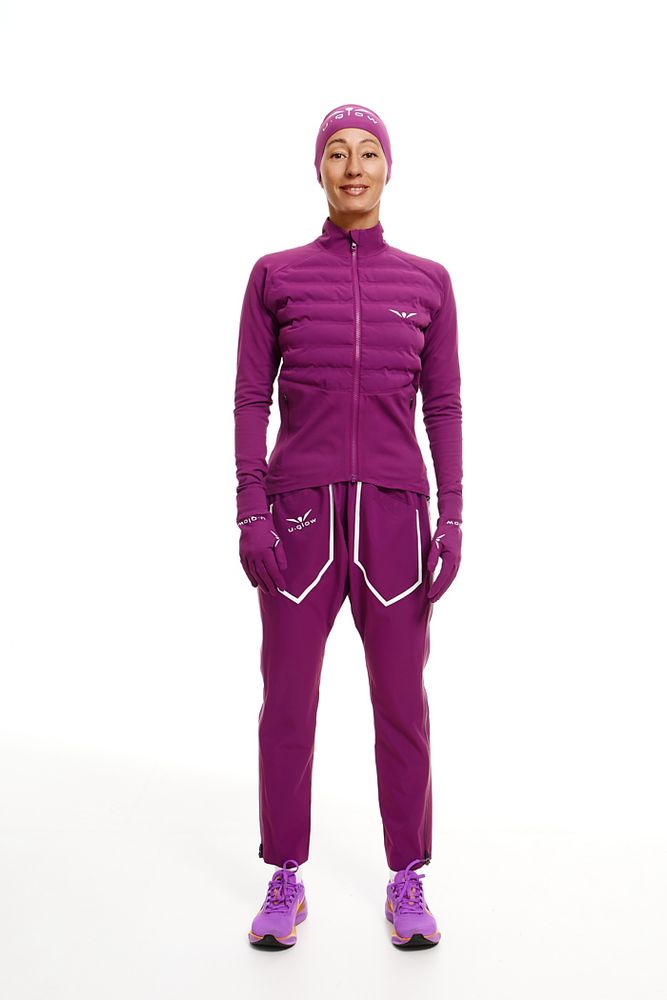 ЛОНГСЛИВ С ПУХОВОЙ ВСТАВКОЙ ЖЕНСКИЙ | AMARANTH