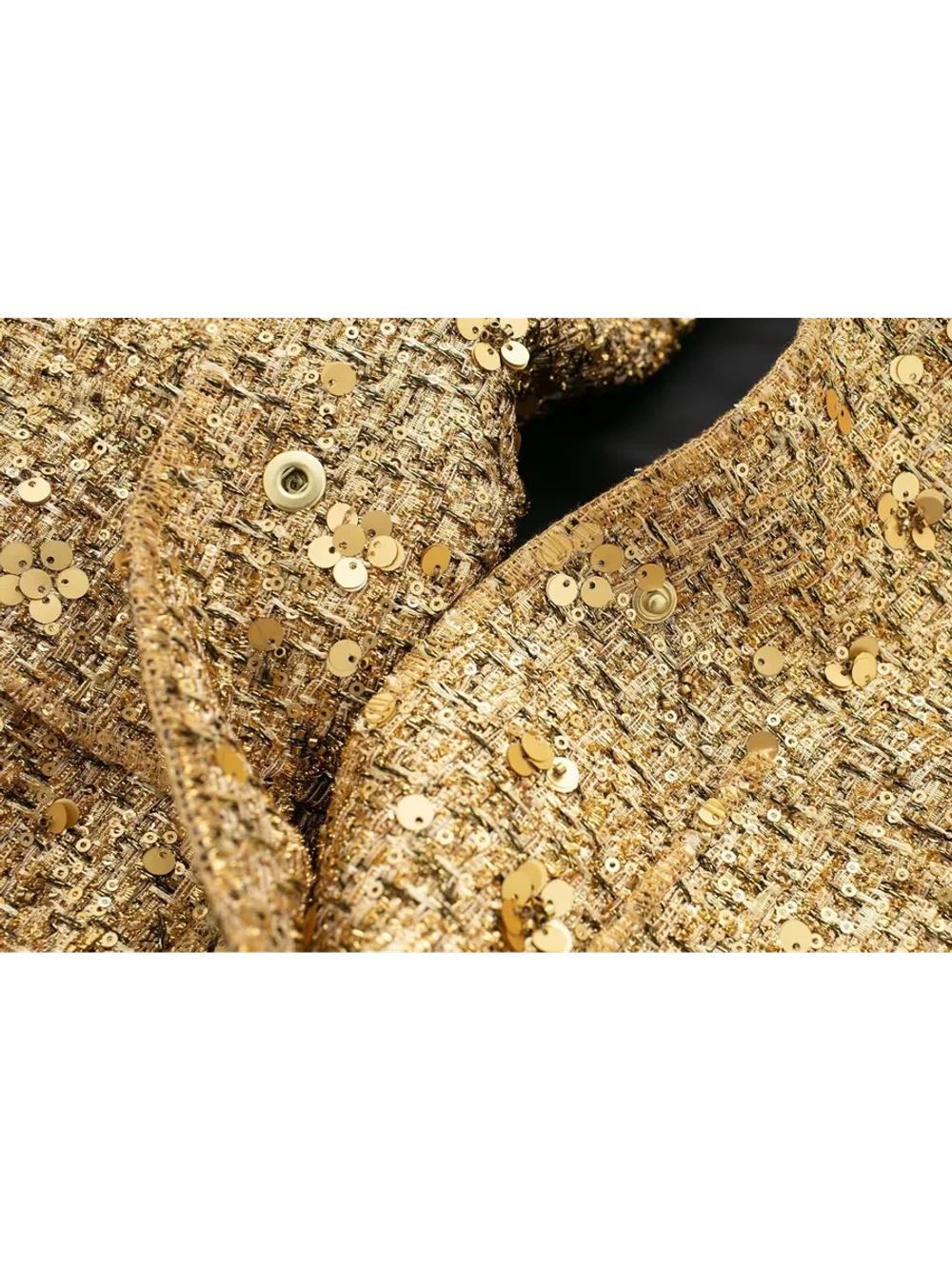 Куртка бомбер золотистая