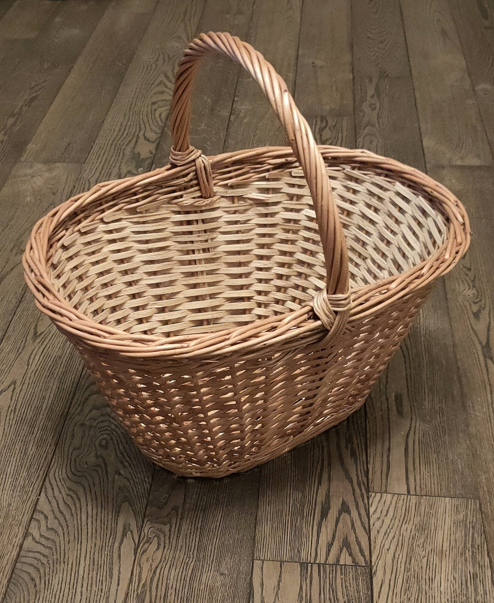 Корзина плетеная высокая Д47 Ш36