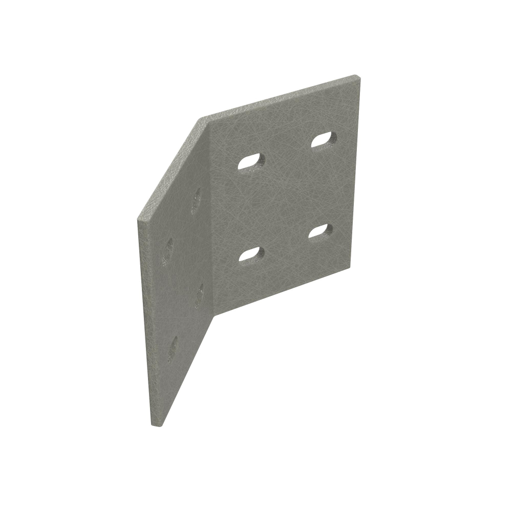 Соединительная пластина горизонтальная 45 градусов H80, стеклопластик