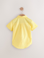 Рубашка с коротким рукавом для мальчика Next E32-591, Желтый