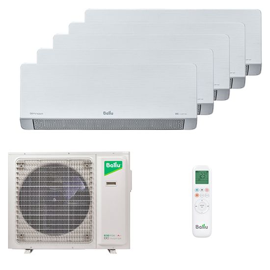 Мультисплит система на 5 комнат Ballu BSFI-FM/in-07HN8/EU x 5 / BA5OI-FM/out-42HN8/EU