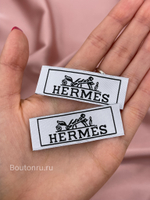 Бирка Эрме. белая 55 мм