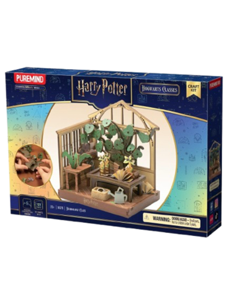 Конструктор из дерева Puremind Harry Potter Класс Травологии Хогвартс
