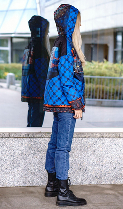 Двусторонняя куртка, о мотивам живописи Пауль Клее и знаменитого трактата Андреаса Целлариуса "Гармония Макрокосмоса"