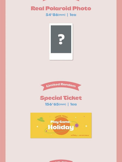 Альбом WEEEKLY - PLAY GAME : HOLIDAY 4th Mini Album RANDOM Version