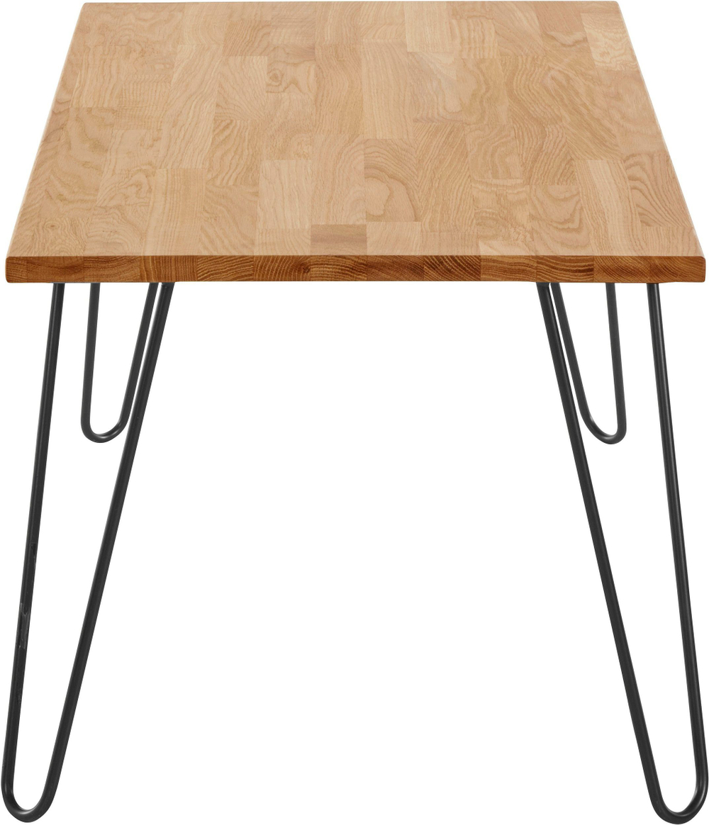 Стол кофейный Детлиф 100х50х43см, стол журнальный лофт дубовый, деревянный