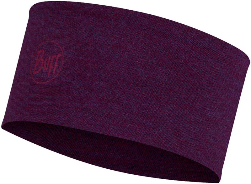 Шерстяная повязка на голову Buff Headband Midweight Wool Purplish Melange Фото 1