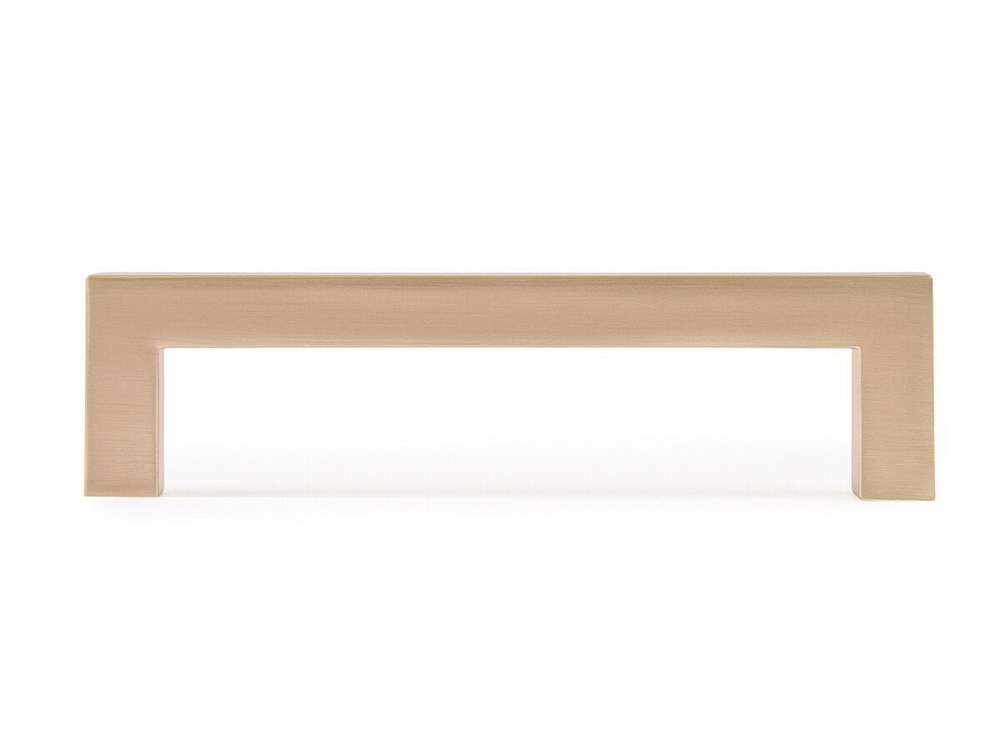 Ручка скоба мебельная QUADRA RS043MBSG.4 Матовое золото Цинк-алюминий