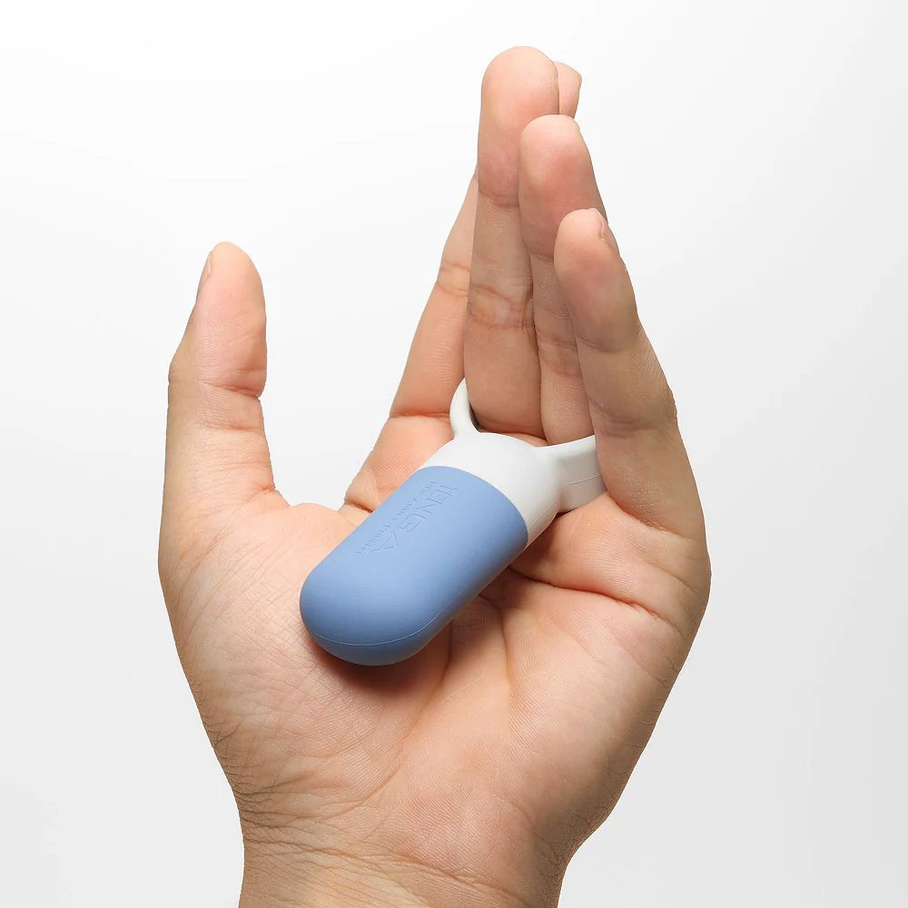 Tenga SVR One Gray - Эрекционное кольцо с вибрацией, серое