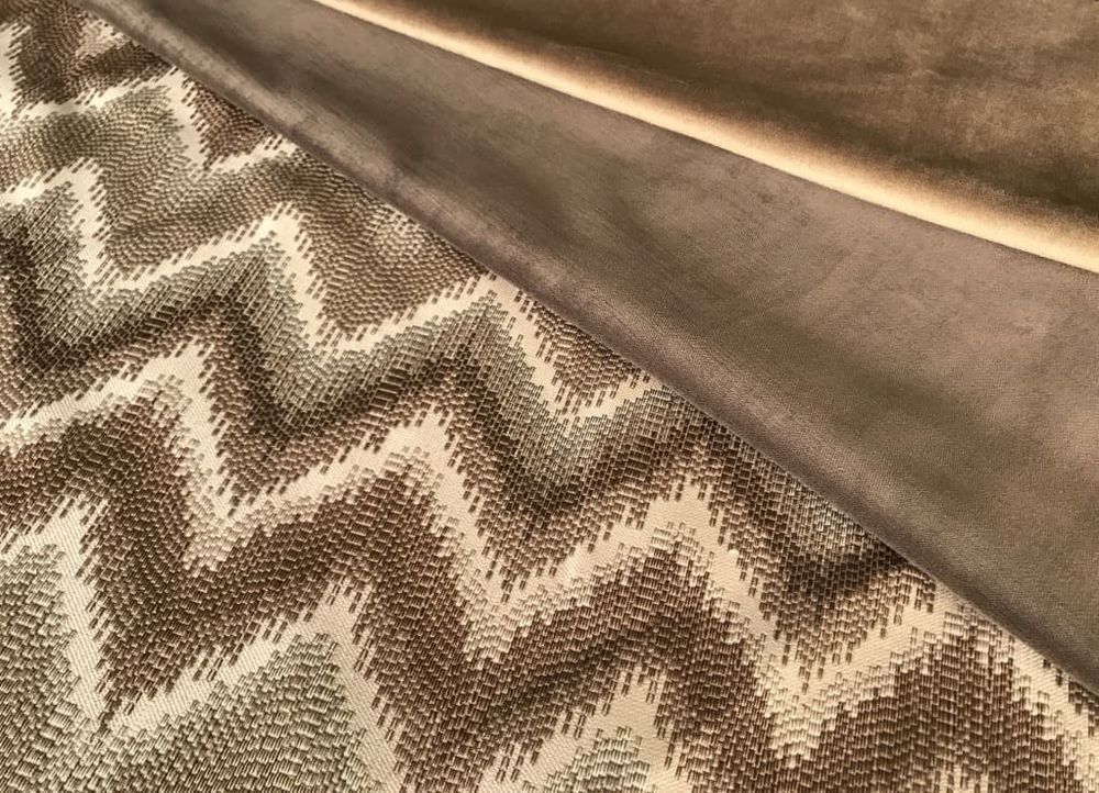 Велюр Эффект коричневый