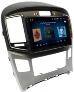 Магнитола для Hyundai H1/Starex 2016-2019 (с часами) - Vaycar VA23C-023-2K на Android 13, 8-ядер, 2K QLED, ТОП процессор, CarPlay,4G SIM-слот