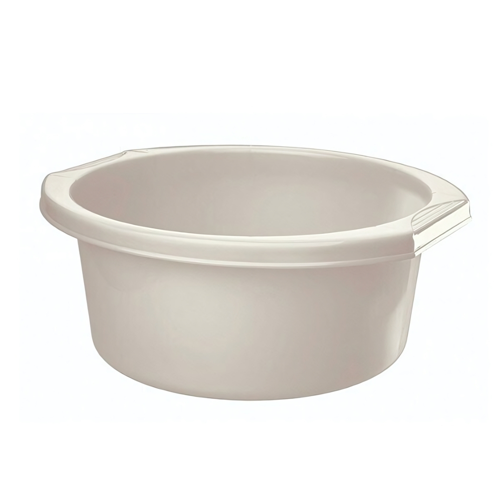 Таз круглый "диана" 11л (диаметр 290 мм) (бежевый)