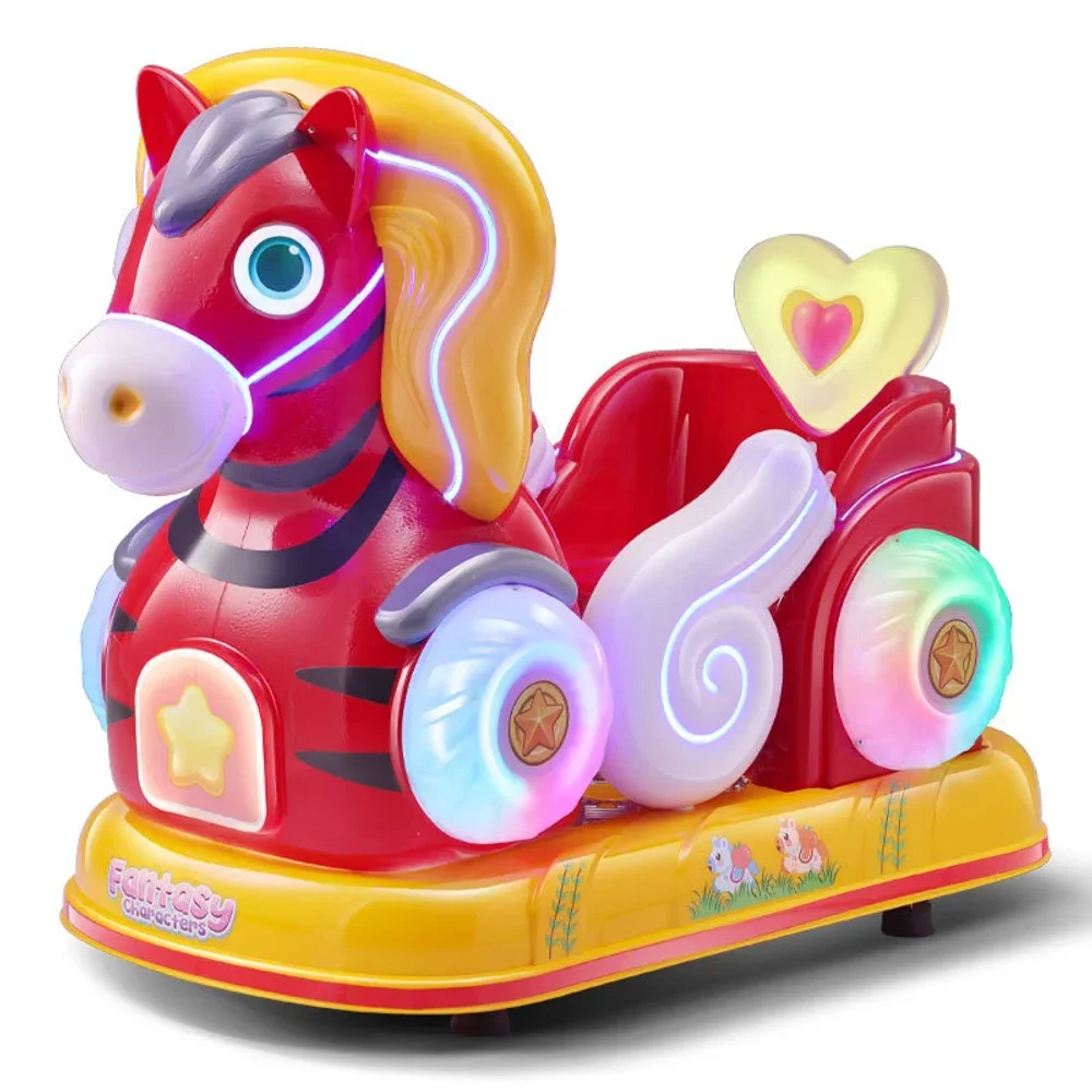 Аттракцион качалка с мультиками «Волшебная зебра»