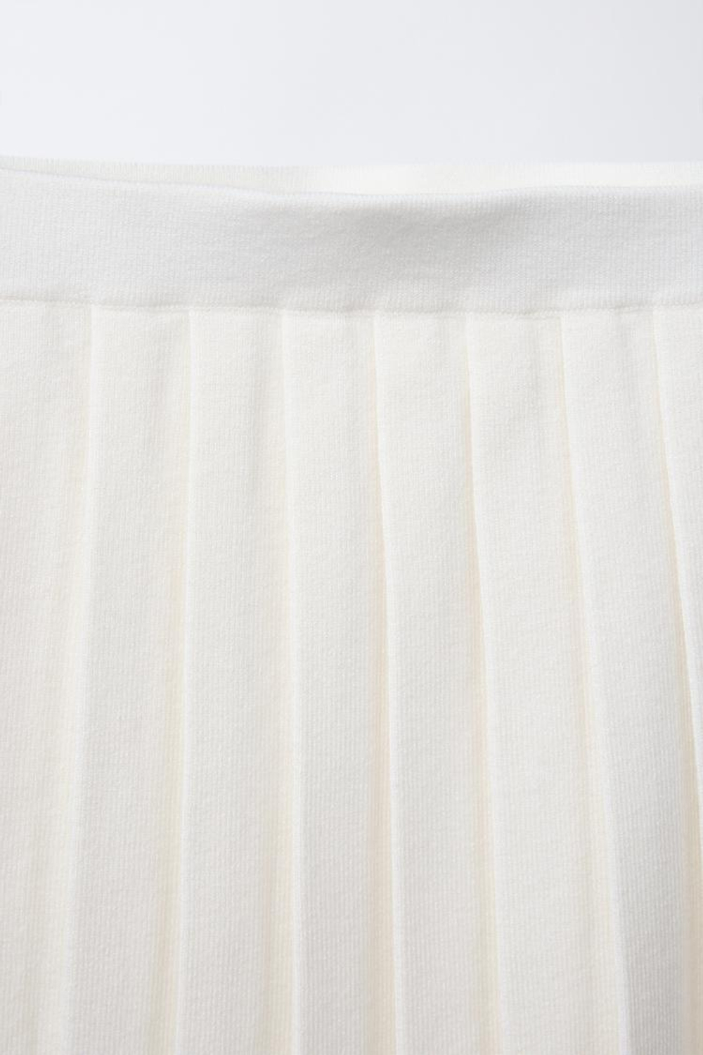 ZARA ЮБКА В СКЛАДКУ, БЕЖЕВЫЙ