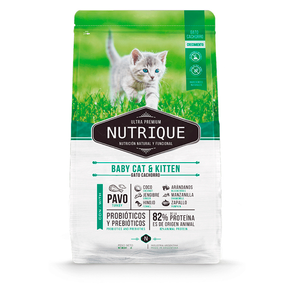 Сухой корм Vitalcan Nutrique Baby cat & kitten с индейкой для котят 2кг до 09.02.2025