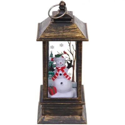 Сувенир с подсветкой «Снеговик-Зимняя история»