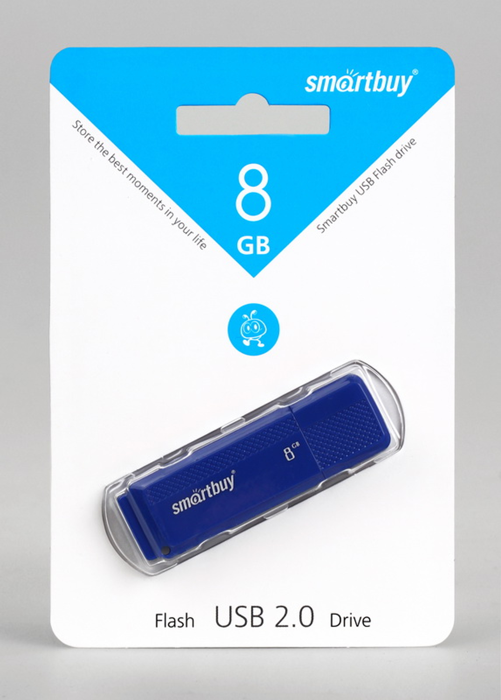 Флеш-накопитель 8 Gb Smartbuy Dock Blue