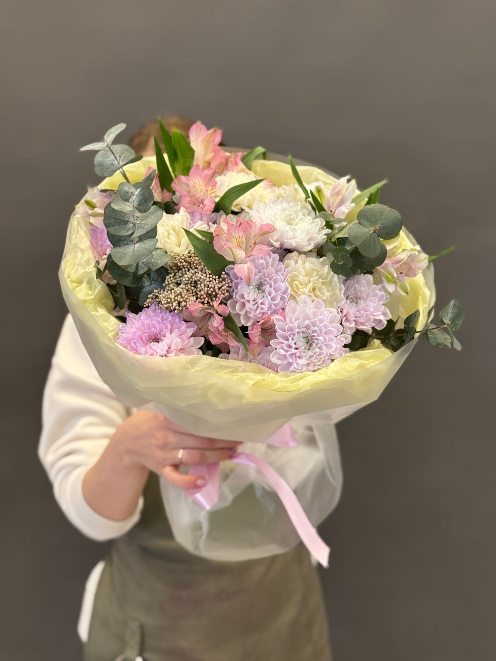 Букет цветов Сиреневый закат