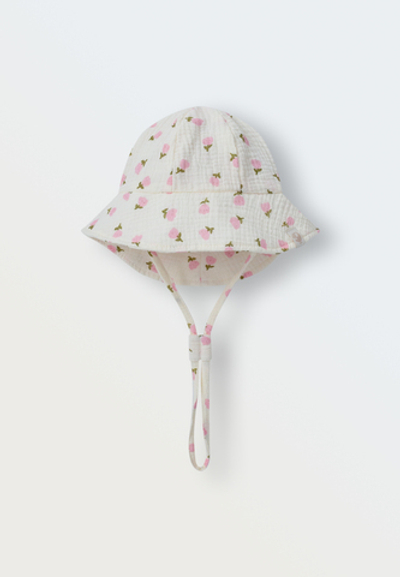 Панама из муслина (цветочки)