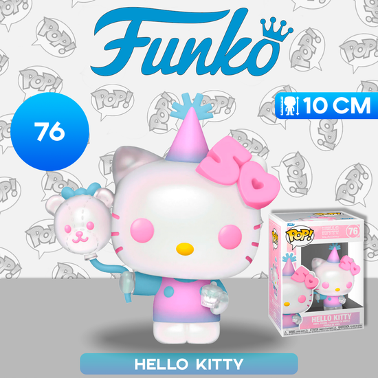 Фигурка Funko POP! Hello Kitty with Balloons (76) 76090 / Фигурка Фанко ПОП! по мотивам франшизы "Hello Kitty"