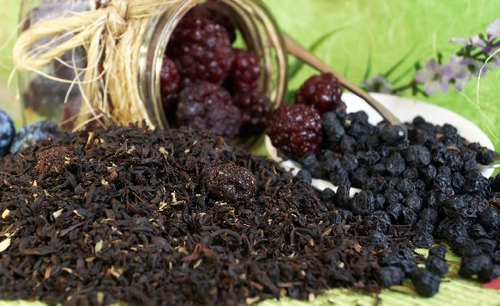 Черный чай Лесная ягода РЧК 500г