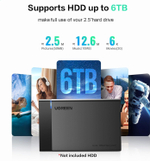 Корпус внешнего жесткого диска USB 3.0 SATA 2.5" UGREEN 30848