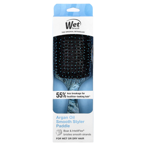 Wet Brush, пастилка для укладки с аргановым маслом, синяя, 1 шт.