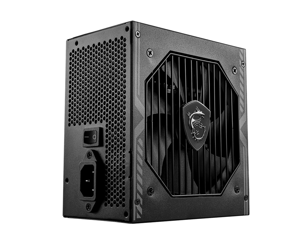 Блок питания MSI  550W, MAG A550BN, Non Modular, ATX, 80+ BRONZE, КПД >85%, Fan 120mm, Черный