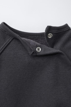 ZARA КОМПЛЕКТ ИЗ ТОЛСТОВКИ И БРЮК-ДЖОГГЕРОВ, ТЕМНЫЙ СВИНЕЦ