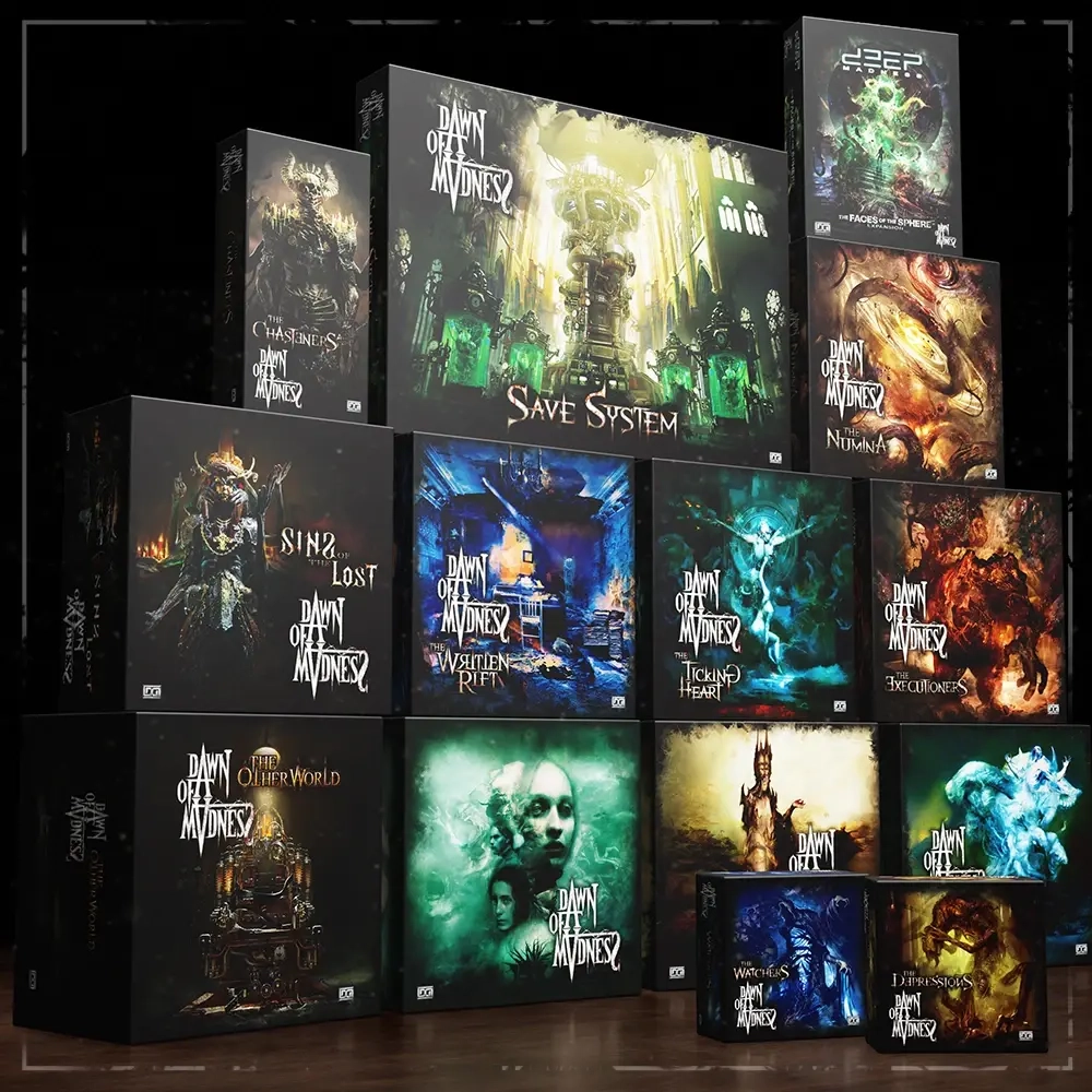 Dawn of Madness - настольная игра: комплекты