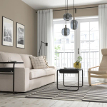 Столик придиванный -  IKEA OLSERÖD/ОЛСЕРОД ИКЕА, 63х53х50 см, черный