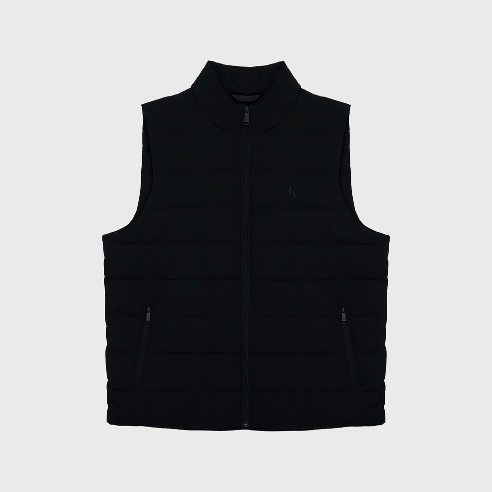 Утепленный жилет Calvin Klein Sleeveless Mock Neck Vest Black Beauty
