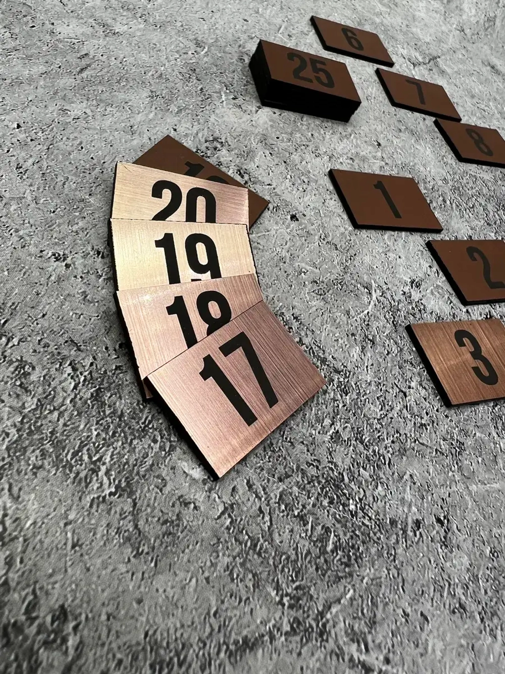 Нумерация на шкафчики, набор