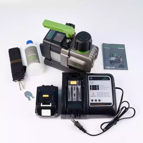 Аккумуляторный вакуумный насос Super Stars ST-2SC (1 ст., 70 л/мин, 8 Па, Li-Ion 18V, 5 Ah, 2.8кг)