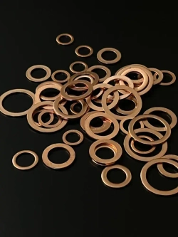 Шайба медная 10х16х1, 10 шт. (прокладка медная)