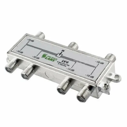 Разветвитель антенный на 6ТВ 5-1000MHz