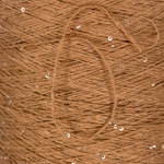 MAGIC; 100% хлопок, прозрачные пайетки 2мм; 580м/100гр; цвет: светло-коричневый, прозрачные пайетки 2мм; S905
