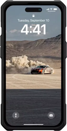 Чехол Uag Monarch для iPhone 14 Pro Max 6.7", цвет черный (Kevlar-Black)