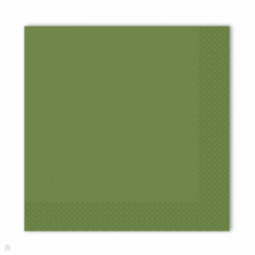 Салфетки Gratias однослойные 24*24 см фисташковые, 400 шт/уп, сложение 1/4