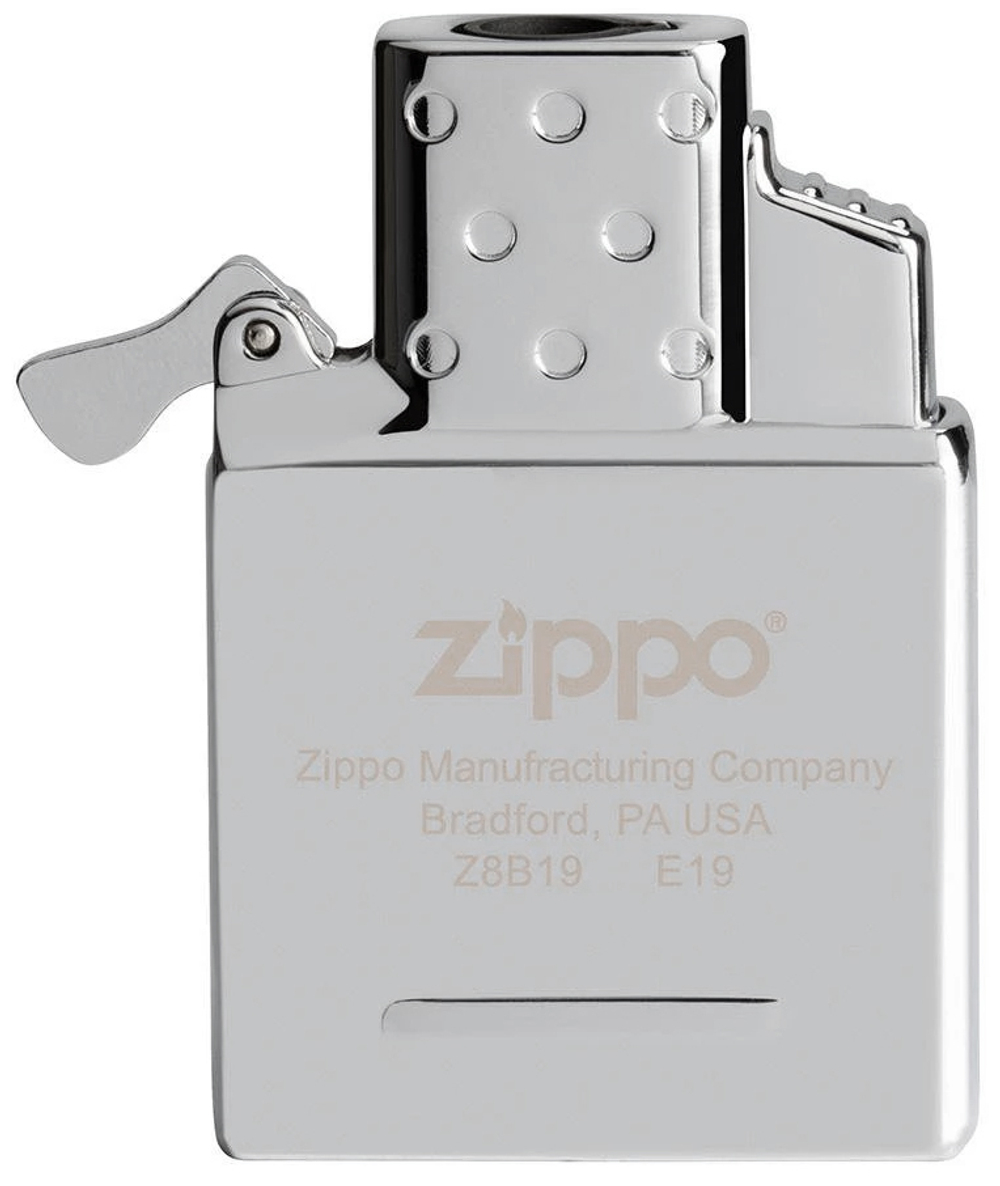 Газовый вставной блок для широкой зажигалки Zippo, одинарное пламя, нержавеющая сталь