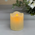 Сувенир с подсветкой «Свеча - Сияние» 9*10 см (работает от батареек 3 ААА)