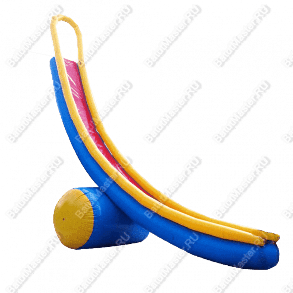 Надувная прямая водная горка для вышки (опоры) «Головокружительный спуск 2» 10х2х7