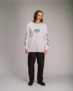 Лонгслив Подполье Sick World белый