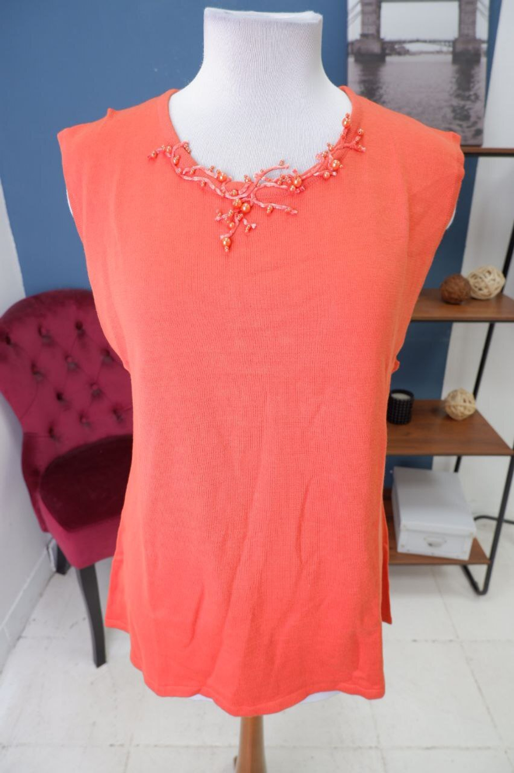 Кардиган и топ Vlas с бисером 56-58 размер, новый