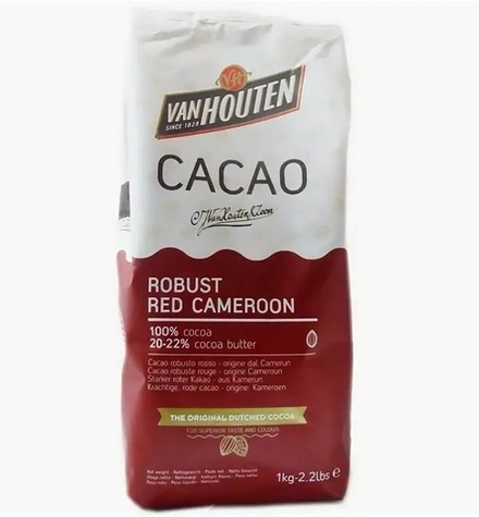 Какао-порошок алкализованный красный Камерун, Van Houten