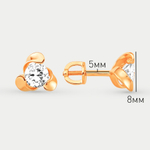 Серьги золотые