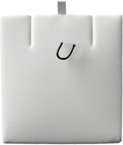 Вкладыш 15/горизонтальный/для серег/подвески/2 прорези/крючок/петелька