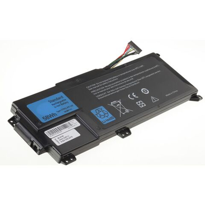 Аккумулятор iBatt 3900mAh для ноутбука Dell XPS 14z-L412z (V79Y0, YMYF6)