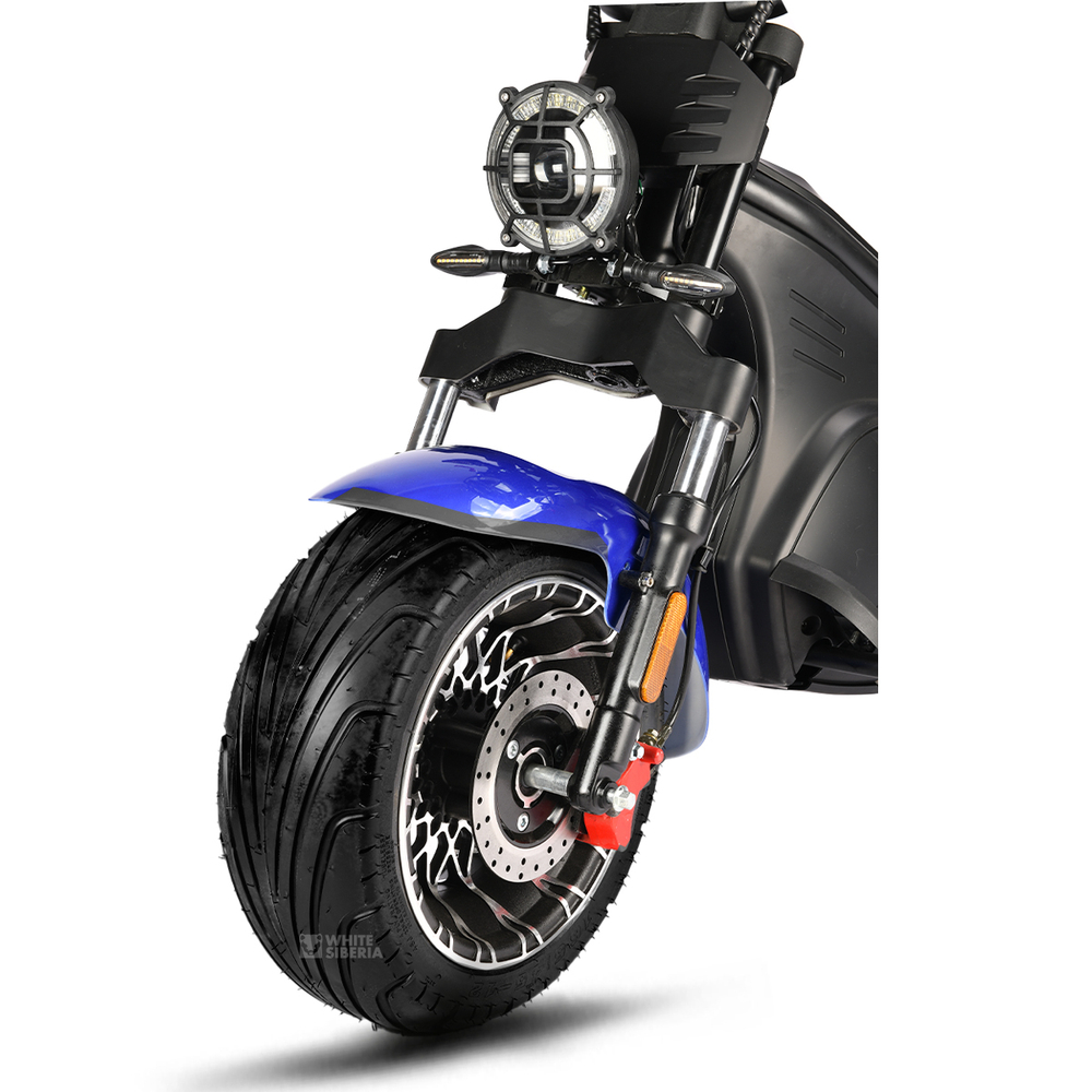 Электроскутер White Siberia BLACK SEA (BLUE) 5000W